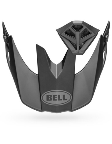 BELL Moto-10 Off-Road Peak and Mouthpiece Kit - Visor Matte Black