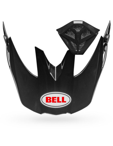 BELL Moto-10 Off-Road Peak and Mouthpiece Kit - Visor Black