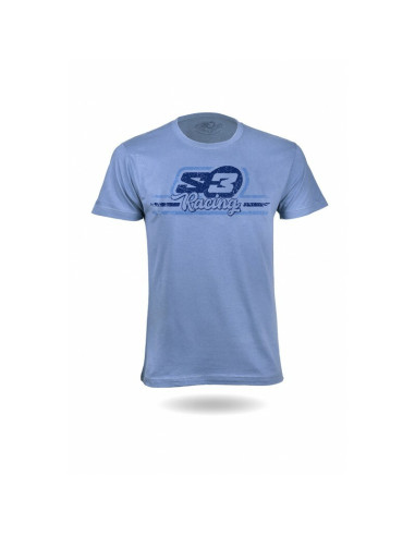 S3 Casual Racing T-Shirt Blue Size XXL