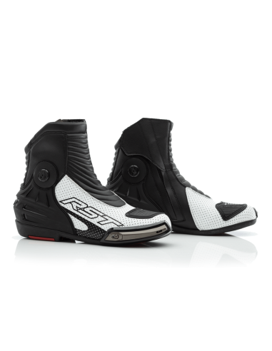 RST Tractech Evo 3 Short Boots CE - White/Black Size 37