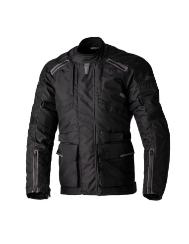 RST Endurance CE Textile Jacket - Black/Black Size 4XL