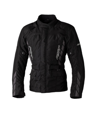 RST Alpha 5 CE Textile Jacket - Black/Black Size 5XL