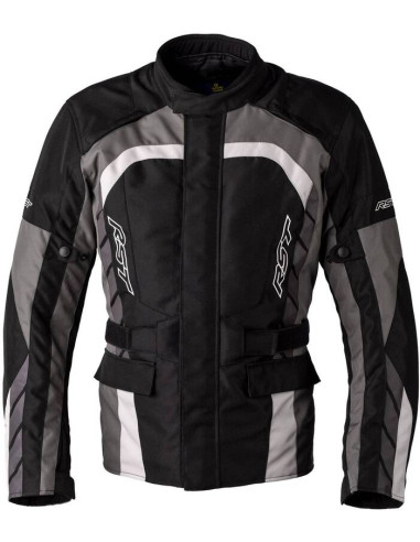 RST Alpha 5 CE Textile Jacket - Black/Grey Size XL