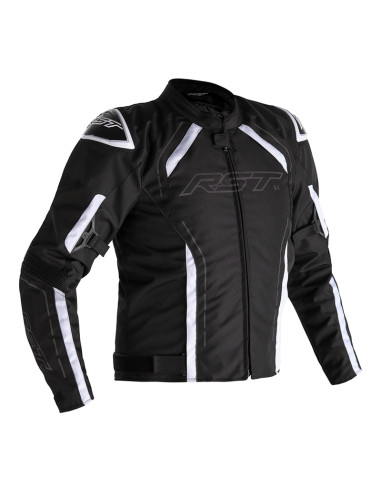 RST S-1 Jacket Textile Black/White Size XS