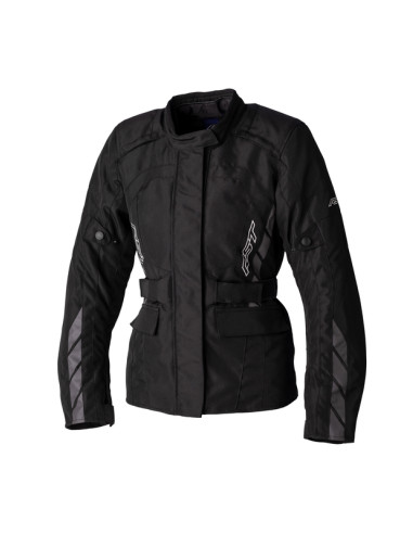 RST Ladies Alpha 5 CE Textile Jacket - Black/Black Size 3XL