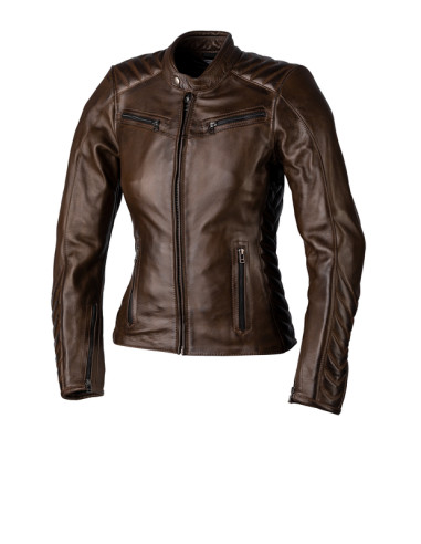 RST Ladies Roadster 3 CE Leather Jacket - Brown Size XS
