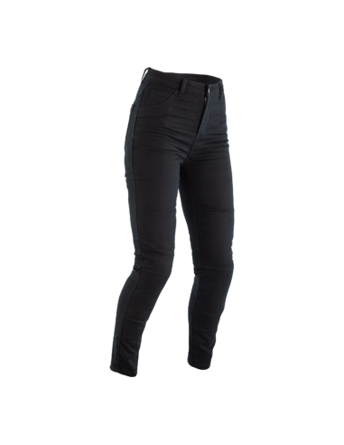 RST x Kevlar® Jegging CE Reinforced Ladies Textile Jean - Black Twill Size XS Short Leg