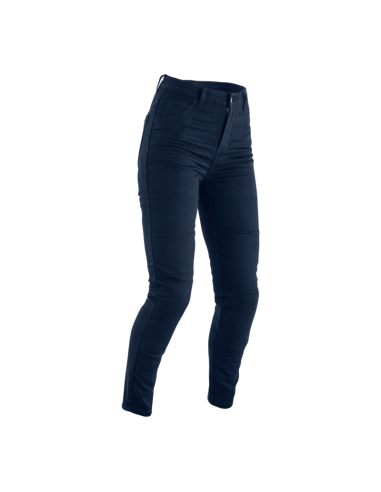 Jean RST x Kevlar® Jegging CE textile renforcé femme - bleu indigo taille S court