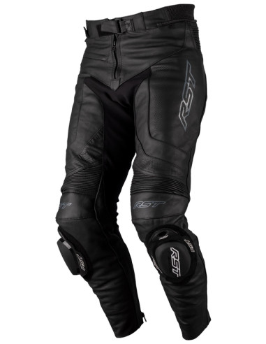RST S1 CE Ladies Leather Pants - Black/Black Size XL
