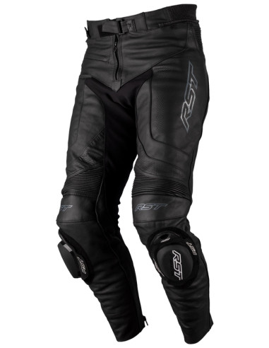 RST S1 CE Ladies Leather Pants - Black/Black Size L