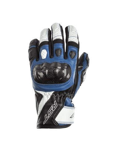 RST Stunt 3 CE Gloves - Black/Blue Size 11