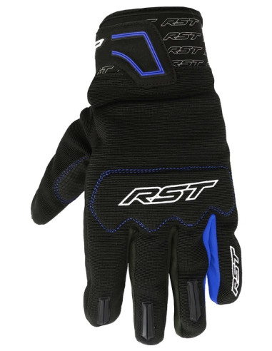 RST Rider Gloves CE Mixed Textiles - Blue Size S/08