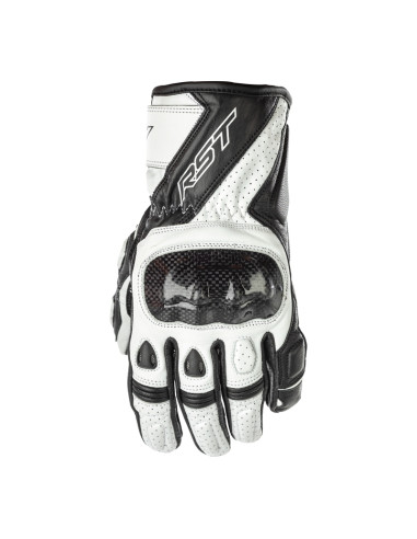 RST Ladies Stunt III CE Women Gloves Leather/Textile - White Size S/06