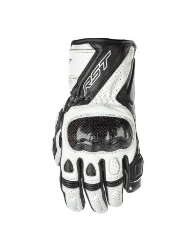 RST Ladies Stunt III CE Women Gloves Leather/Textile - White Size M/07