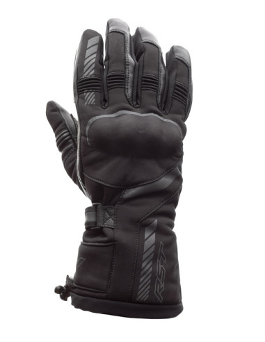 RST Atlas Waterproof CE Gloves Textile - Black Size 2XL