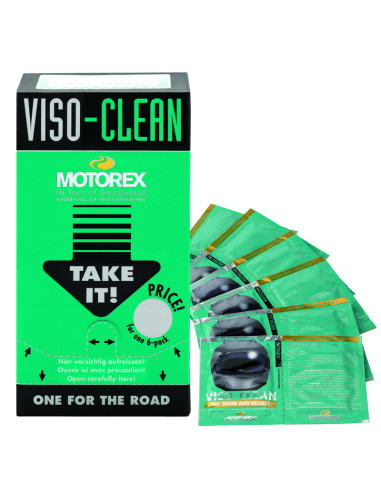MOTOREX Viso Clean Cloths - 12x6 Pack