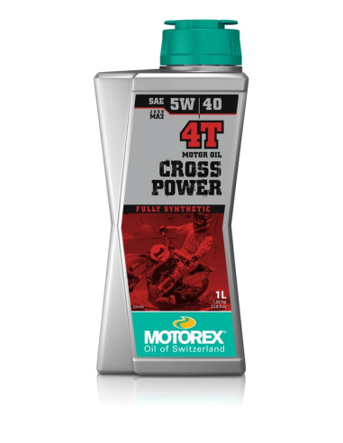 MOTOREX Cross Power 4T Motor Oil - 5W40 10x1L