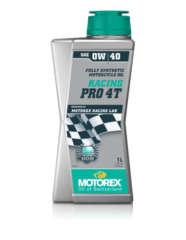 MOTOREX Racing Pro 4T Motor Oil - 0W40 10x1L