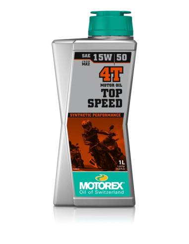 MOTOREX Top Speed 4T Motor Oil - 15W50 1L