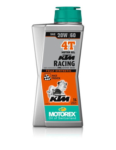 MOTOREX KTM Racing 4T Motor Oil - 20W60 10x1L