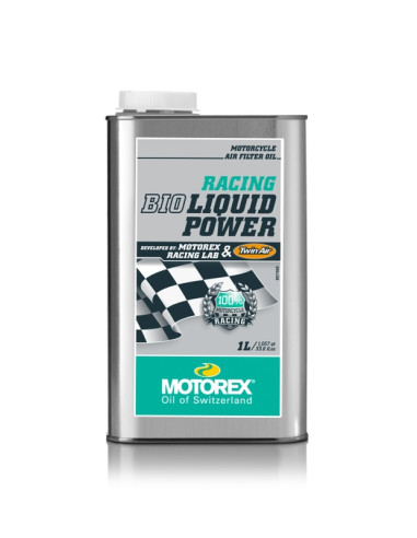 MOTOREX Racing Liquid Bio Power Air Filter Oil - 1L