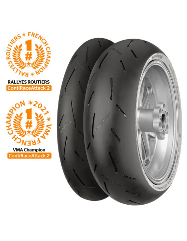 Pneu CONTINENTAL ContiRaceAttack 2 Med 160/60 ZR 17 M/C 69W TL