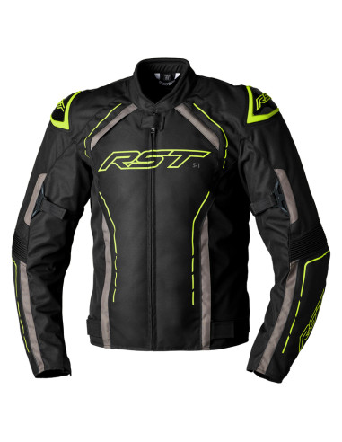RST Textile Jacket S-1 Men - Neon yellow Size L