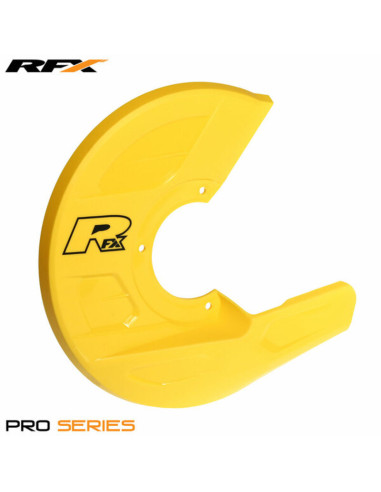 RFX Pro Disc and Caliper Guard (Yellow) Universal to fit RFX disc guard mounts