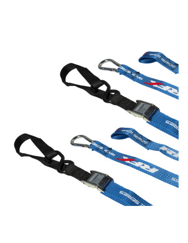 RFX Race Series 1.0 Tie Downs (GB LTD) with extra loop and carabiner clip