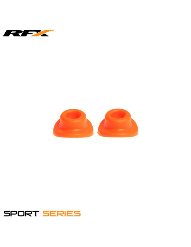 Joints de valve en caoutchouc RFX Sport (Orange) 2pcs