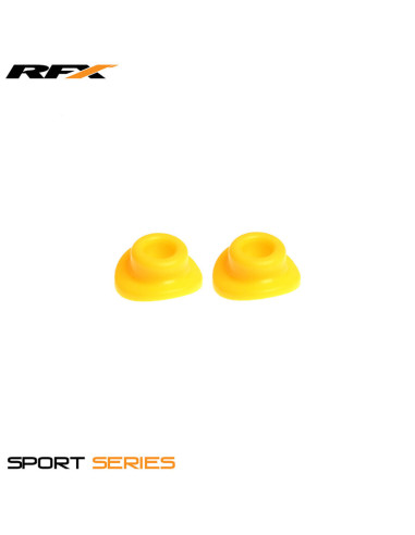 Joints de valve en caoutchouc RFX Sport (Jaune) 2pcs