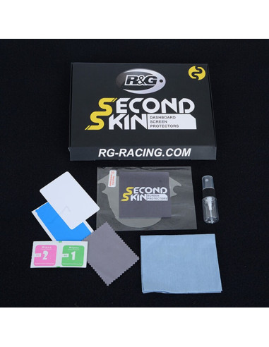 R&G RACING Second Skin Dashboard Screen Protector Kit Clear - Triumph Tiger 660 Sport