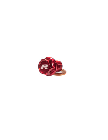RFX Pro Magnetic Drain Bolt (Red) [M8 x 35mm x 1.25] - Honda CRF450/450X