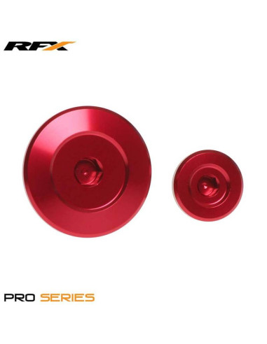 Jeu de bouchons de distribution de moteur RFX Pro (Rouge) - Kawasaki KXF250/450