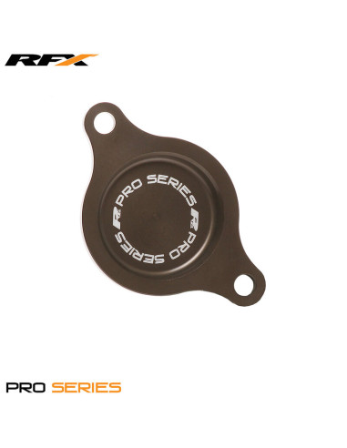 RFX Pro Oil Filter Cover (Hard Anodised) - Honda CRF450