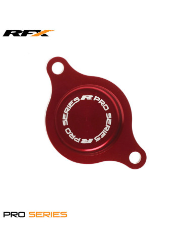 Couvercle de filtre à huile RFX Pro (Rouge) - Honda CRF450