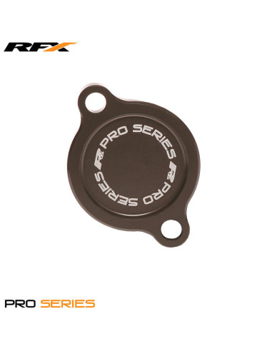 RFX Pro Oil Filter Cover (Hard Anodised) - Kawasaki KXF250