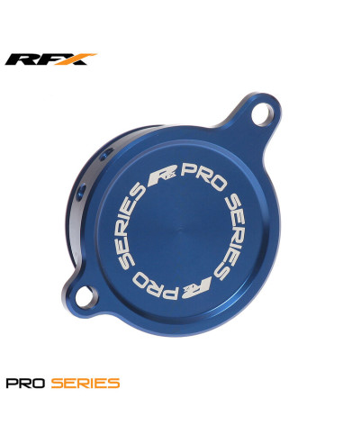 RFX Pro Oil Filter Cover (Blue) - Kawasaki KXF450