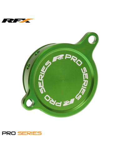 RFX Pro Oil Filter Cover (Green) - Kawasaki KXF450