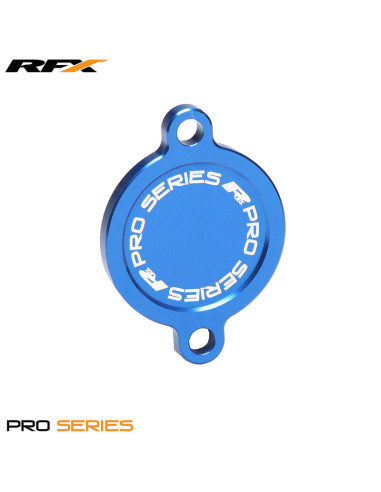 RFX Pro Oil Filter Cover (Blue) - Kawasaki KXF450