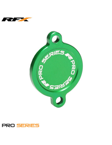 Couvercle de filtre à huile RFX Pro (Vert) - Kawasaki KXF450
