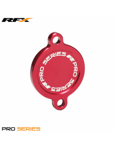 RFX Pro Oil Filter Cover (Red) - Kawasaki KXF450