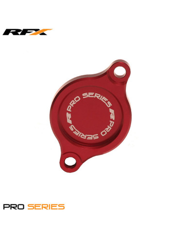 Couvercle de filtre à huile RFX Pro (rouge) - Suzuki RMZ250/450