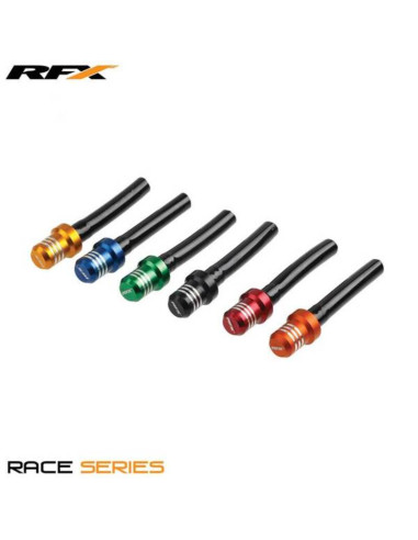 RFX Race Vent Tube - Shorty Inc 1 Way Cap (Orange)
