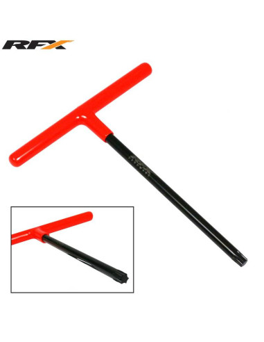 RFX Pro T-Bar (Black/Orange) Standard Reach with Rubber Handle - KTM T45 Torx head
