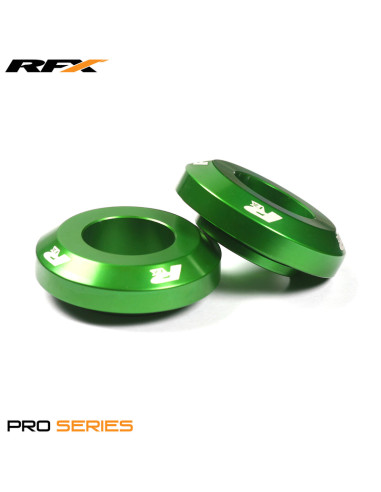 RFX Pro FAST Wheel Spacers Rear (Green)