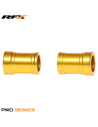 RFX Pro Wheel Spacers Front (Yellow) - Suzuki RM125/250