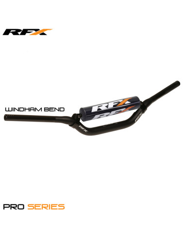RFX Pro F8 Taper Bar 28.6mm (Crossbrace) (Black) RC