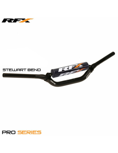 RFX Pro F8 Taper Bar 28.6mm (Crossbrace) (Black) Stewart