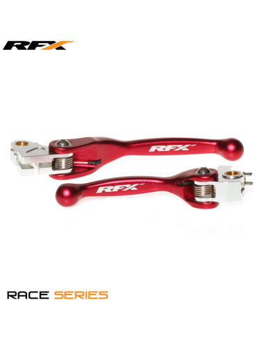 Ensemble de leviers flexibles forgés RFX Race (Rouge)- Honda CRF250/450